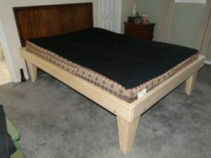wood platform bed plans and instructions